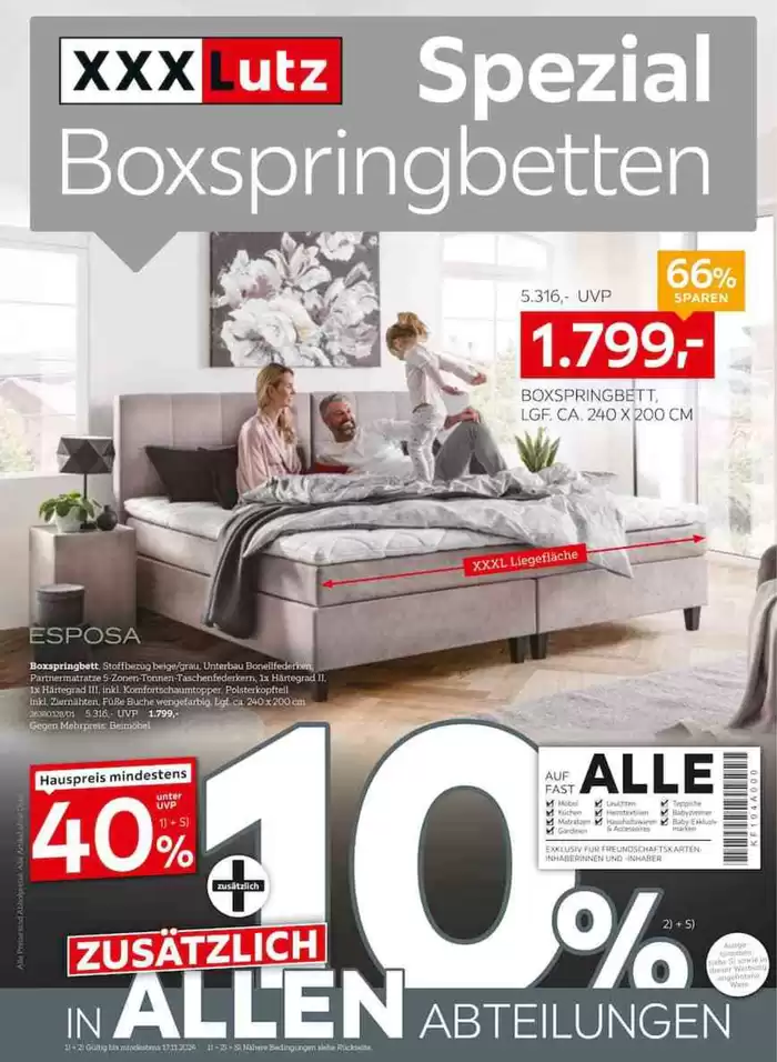 XXXLutz Katalog in Garbsen | Tolles Angebot für alle Kunden | 4.11.2024 - 17.11.2024