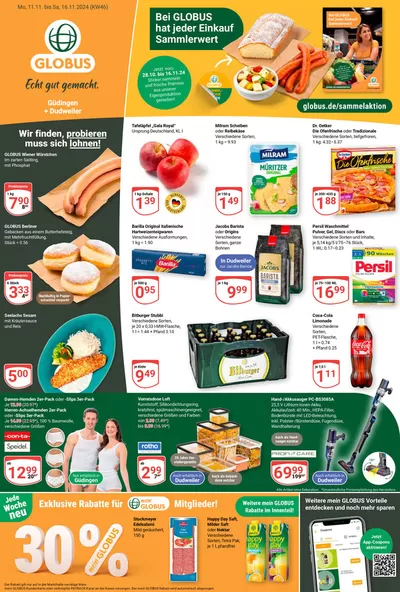 Globus Katalog in Saarbrücken | Tolles Angebot für alle Kunden | 7.11.2024 - 21.11.2024