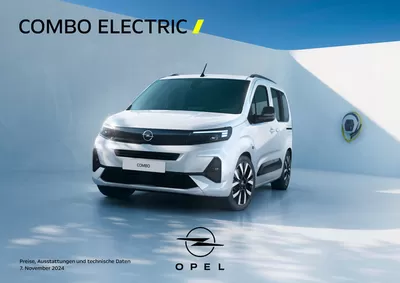 Opel Katalog in Hornberg | Opel Neuer Combo Electric | 8.11.2024 - 8.11.2025