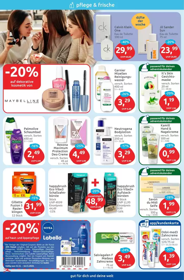 Budni Katalog in Elmshorn | Exklusive Deals und Schnäppchen | 11.11.2024 - 16.11.2024