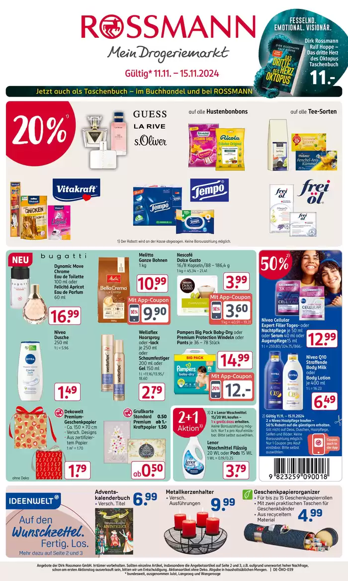 Rossmann Katalog in Grömitz | Tolle Rabatte auf ausgewählte Produkte | 9.11.2024 - 15.11.2024