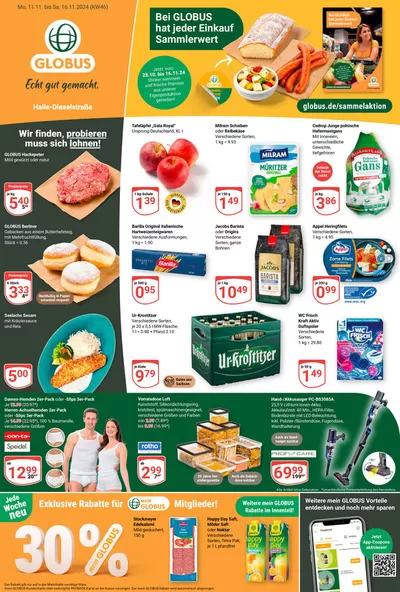 Globus Katalog in Halle (Saale) | Exklusive Deals für unsere Kunden | 10.11.2024 - 24.11.2024