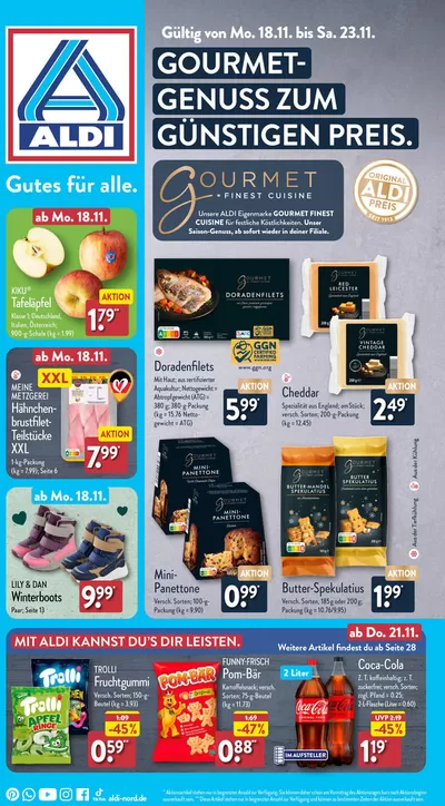 Aldi Nord Katalog in Mönkeberg | Rabatte und Aktionen | 10.11.2024 - 24.11.2024