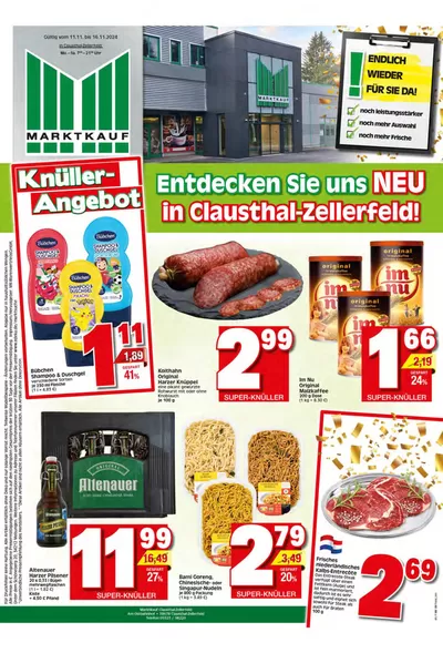 Marktkauf Katalog in Clausthal-Zellerfeld | Top-Angebote für alle Schnäppchenjäger | 10.11.2024 - 24.11.2024