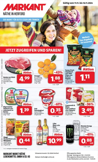 Markant Markt Katalog in Bielefeld | Jetzt sparen mit unseren Deals | 10.11.2024 - 16.11.2024