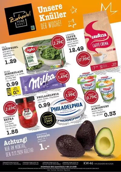 Edeka Zurheide Katalog in Essen | Wochenangebote EDEKA Gladbeck | 10.11.2024 - 24.11.2024