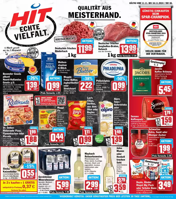 Hit Markt Katalog in Eschweiler | Hit Markt KW 46/2024Siegburg | 10.11.2024 - 24.11.2024