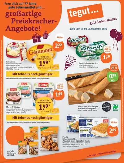 tegut Katalog | Angebote der Woche! tegut | 11.11.2024 - 25.11.2024