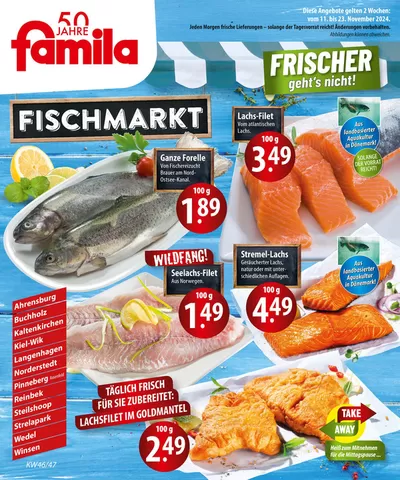 famila Katalog in Hannover | Fischmarkt | 10.11.2024 - 23.11.2024