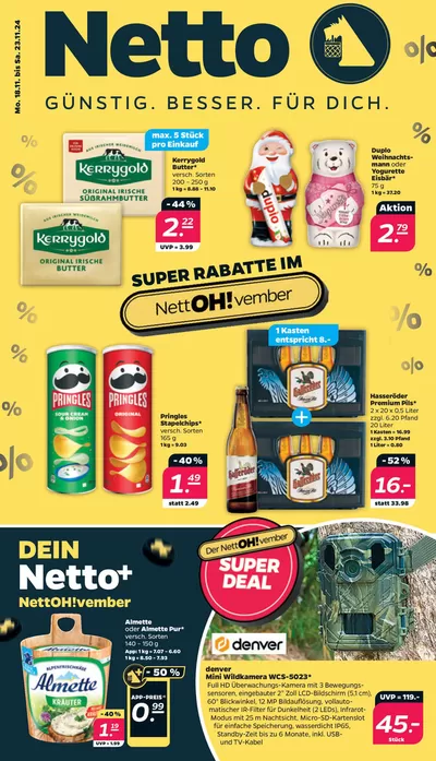 Angebote von Kaufhäuser | Attraktive Sonderangebote für alle in Netto | 17.11.2024 - 23.11.2024