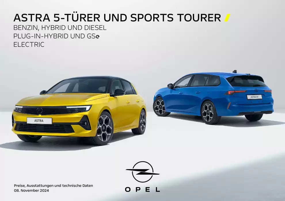 Opel Katalog in Hornberg | Opel Astra 5-Türer | 12.11.2024 - 12.11.2025