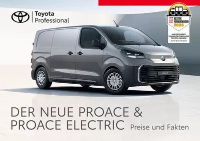 Toyota Katalog | Toyota Der neue Proace/Proace Electric | 13.11.2024 - 13.11.2025