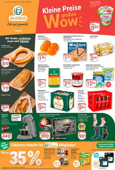 Globus Katalog in Losheim am See | Aktuelle Deals und Angebote | 14.11.2024 - 28.11.2024