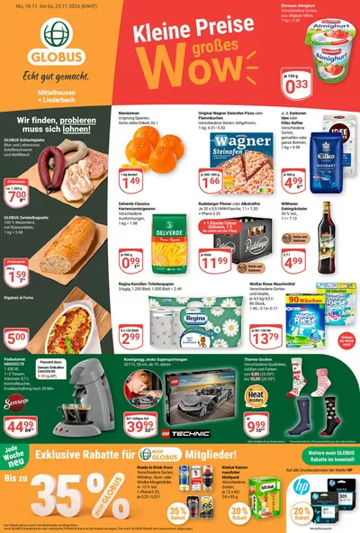 Globus Katalog in Erfurt | Top-Angebote für Sparfüchse | 14.11.2024 - 28.11.2024