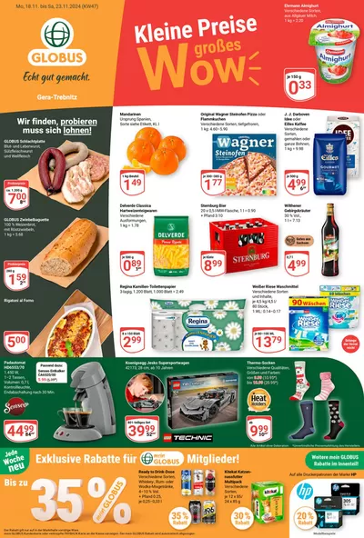 Globus Katalog in Gera | Tolles Angebot für alle Kunden | 14.11.2024 - 28.11.2024