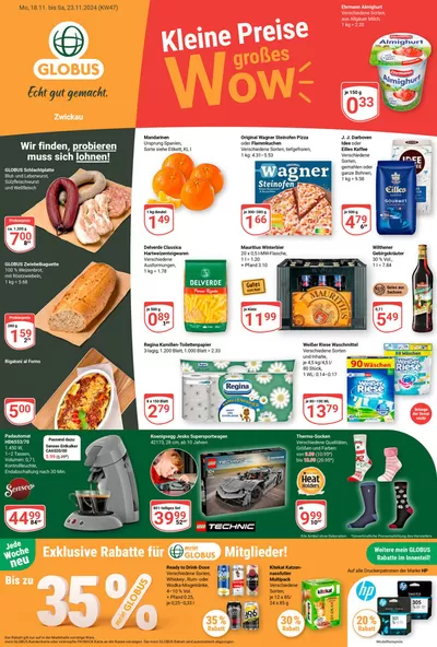 Globus Katalog in Zwickau | Exklusive Deals und Schnäppchen | 14.11.2024 - 28.11.2024