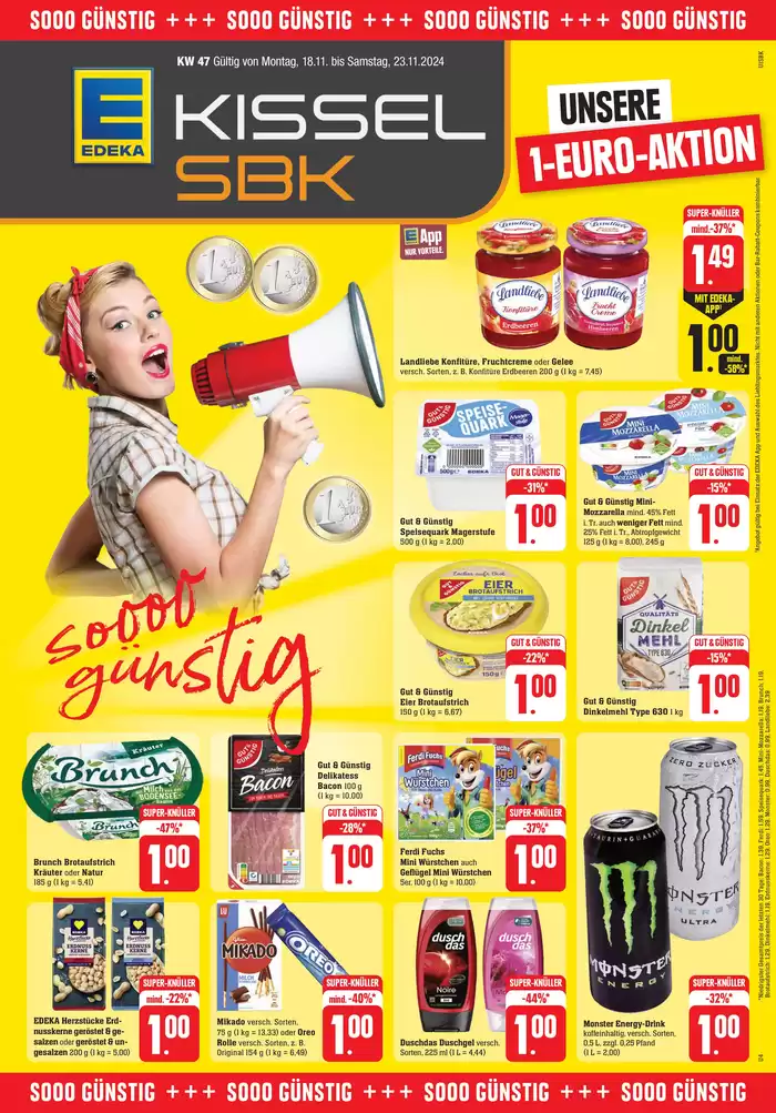 Edeka Kissel SBK Katalog in Oppenheim | Edeka Kissel SBK flugblatt | 14.11.2024 - 28.11.2024