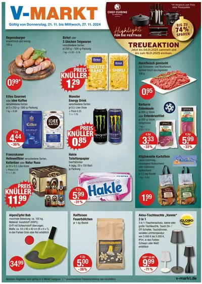 V Markt Katalog in Ziemetshausen | V-Markt Angebote 21/11 | 21.11.2024 - 27.11.2024