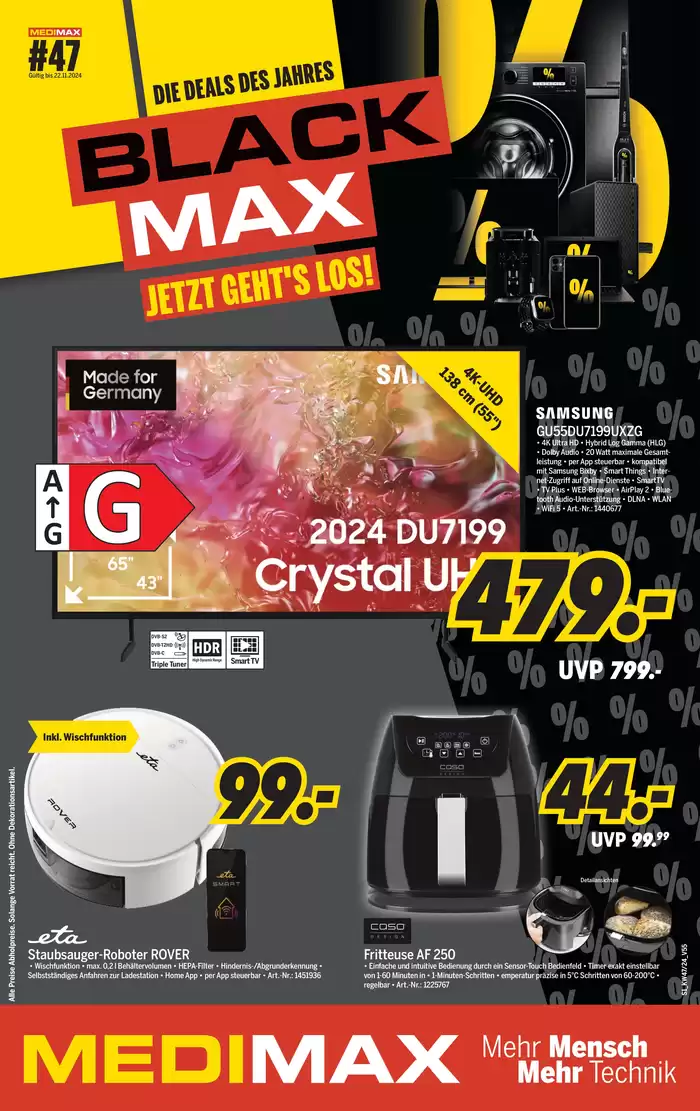 MEDIMAX Katalog in Düsseldorf | Top-Deals für alle Kunden | 15.11.2024 - 21.11.2024