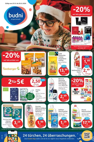 Angebote von Drogerien und Parfümerie | Unsere besten Deals für Sie in Budni | 25.11.2024 - 30.11.2024