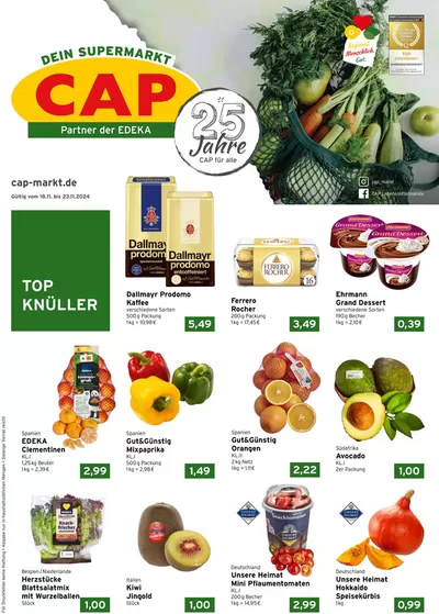 CAP Markt Katalog in Karlsruhe | Attraktive Angebote entdecken | 18.11.2024 - 23.11.2024