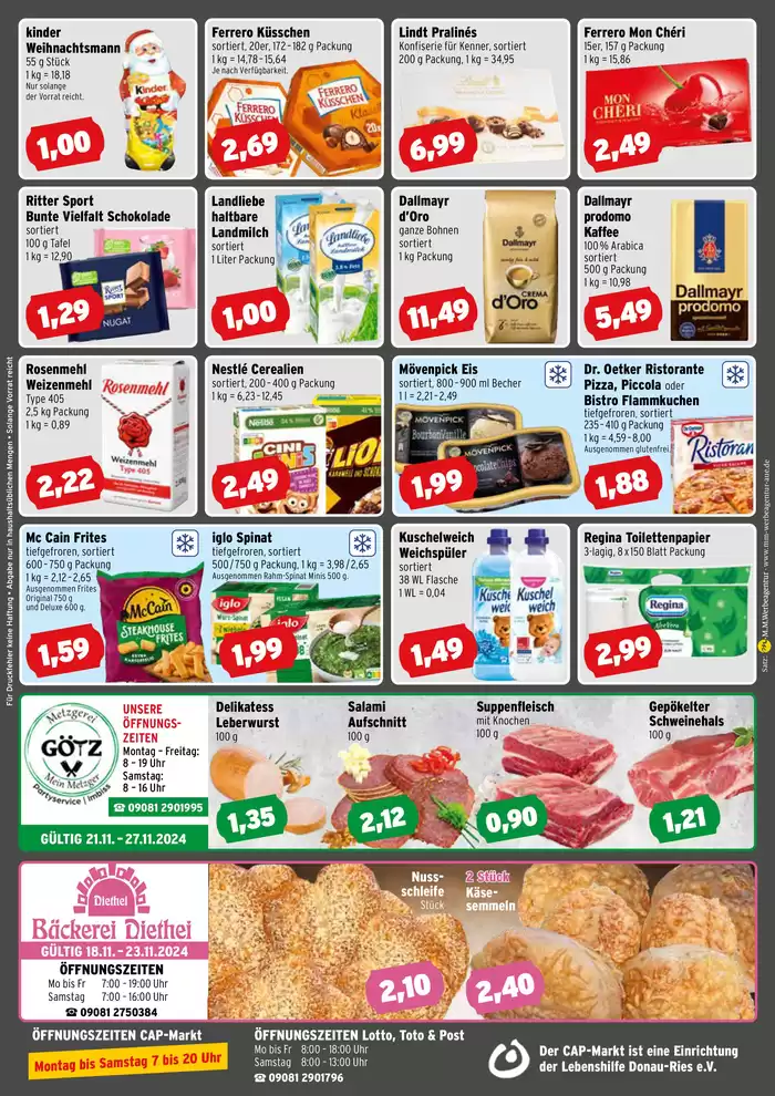 CAP Markt Katalog in Nördlingen | Unsere besten Deals für Sie | 18.11.2024 - 23.11.2024