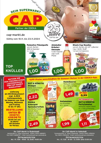 CAP Markt Katalog | Unsere besten Angebote für Sie | 18.11.2024 - 23.11.2024