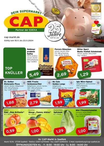 CAP Markt Katalog | Top-Deals für alle Kunden | 18.11.2024 - 23.11.2024