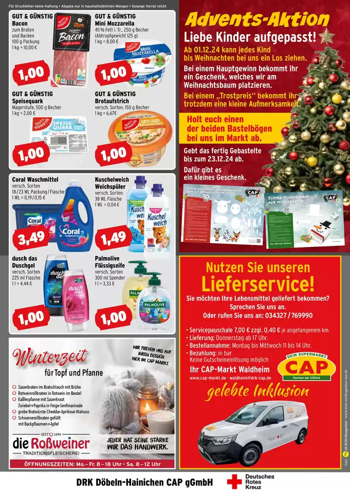 CAP Markt Katalog in Waldheim | Exklusive Deals für unsere Kunden | 18.11.2024 - 23.11.2024