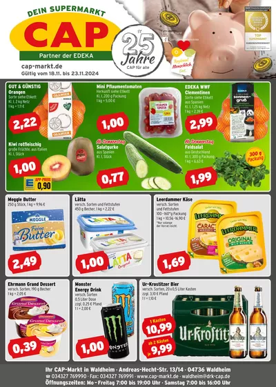 CAP Markt Katalog | Exklusive Deals für unsere Kunden | 18.11.2024 - 23.11.2024