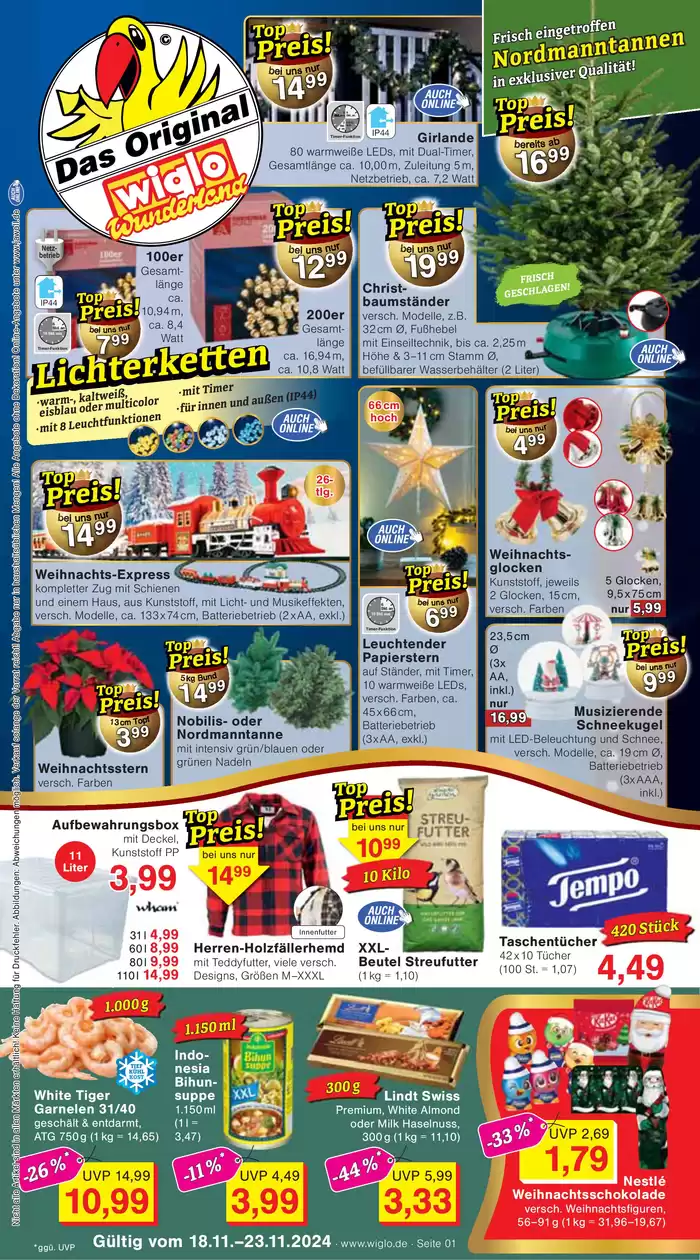 Wiglo Wunderland Katalog in Braunschweig | Wiglo Wunderland katalog | 16.11.2024 - 30.11.2024