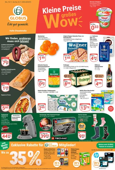 Globus Katalog in Halle (Saale) | Unsere besten Deals für Sie | 17.11.2024 - 1.12.2024