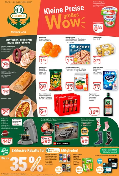 Angebote von Supermärkte in Schenefeld (Pinneberg) | Top-Angebote für alle Schnäppchenjäger in Globus | 17.11.2024 - 1.12.2024