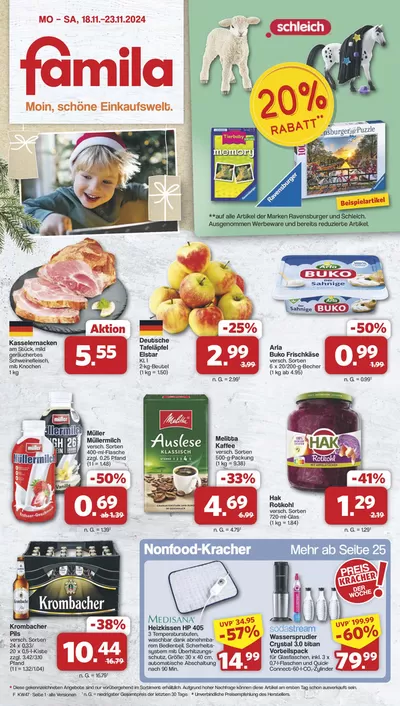 famila Nordwest Katalog in Brake (Unterweser) | Markt - Angebote | 17.11.2024 - 23.11.2024