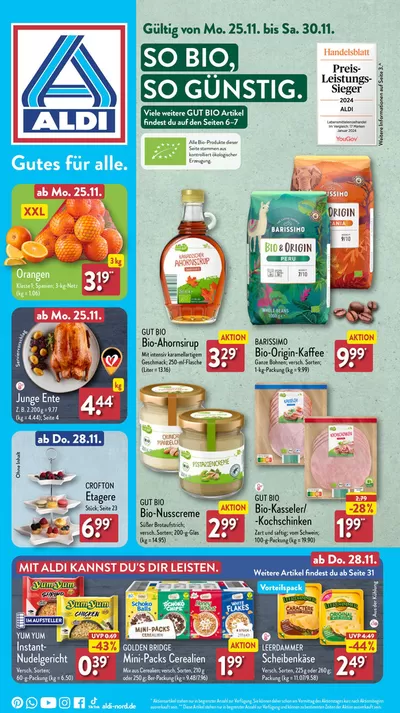 Aldi Nord Katalog in Hannover | Top-Angebote für Sparfüchse | 17.11.2024 - 1.12.2024