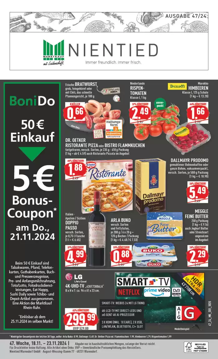 Marktkauf Katalog in Warendorf | Unsere besten Deals für Sie | 17.11.2024 - 1.12.2024