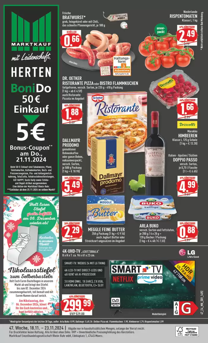 Marktkauf Katalog in Herten | Unsere besten Schnäppchen | 17.11.2024 - 1.12.2024