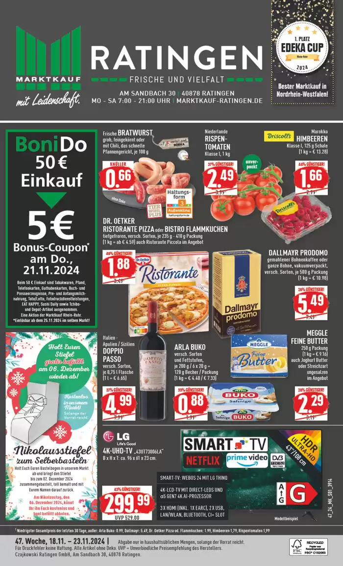 Marktkauf Katalog in Düsseldorf | Attraktive Angebote entdecken | 17.11.2024 - 1.12.2024