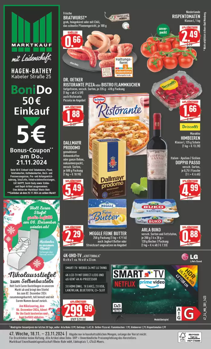 Marktkauf Katalog in Hagen | Neue Angebote zum Entdecken | 17.11.2024 - 1.12.2024