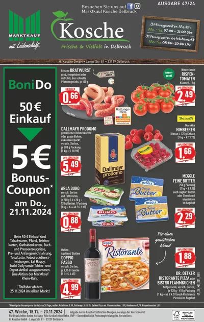 Marktkauf Katalog in Gütersloh | Exklusive Deals und Schnäppchen | 17.11.2024 - 1.12.2024