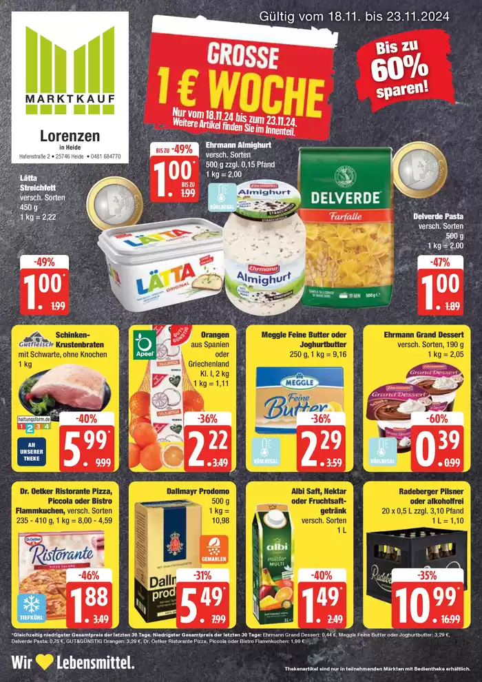 Marktkauf Katalog in Heide | Aktuelle Deals und Angebote | 17.11.2024 - 1.12.2024