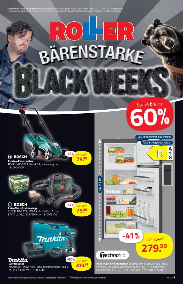 ROLLER Katalog | Top-Deals und Rabatte | 17.11.2024 - 23.11.2024