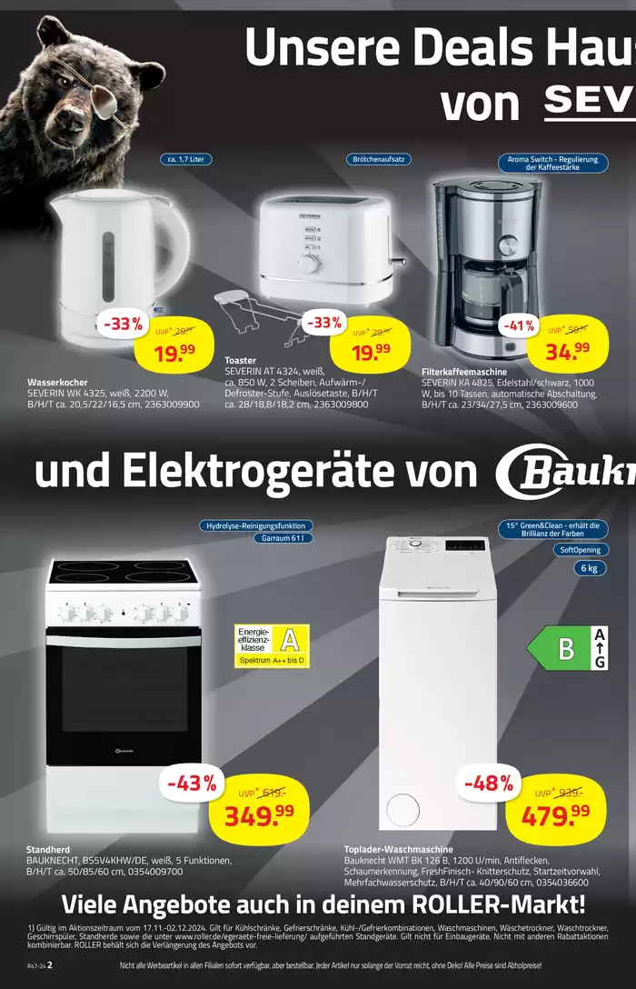 ROLLER Katalog | Top-Deals und Rabatte | 17.11.2024 - 23.11.2024