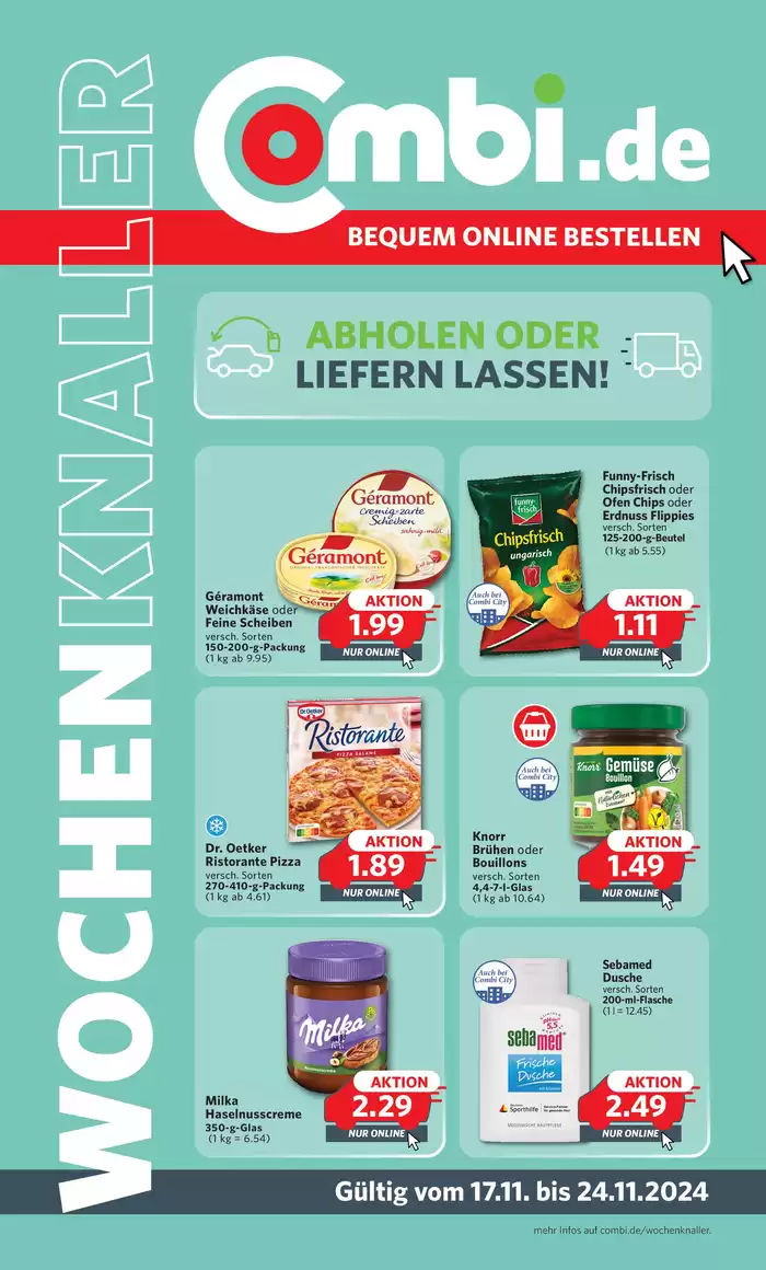 Combi Markt Katalog in Bremen | NUR AUF COMBI.DE | 16.11.2024 - 24.11.2024