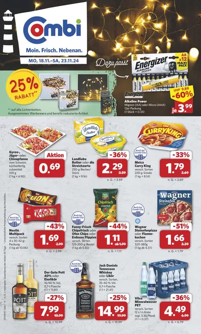 Combi Markt Katalog | Attraktive Sonderangebote für alle | 17.11.2024 - 23.11.2024