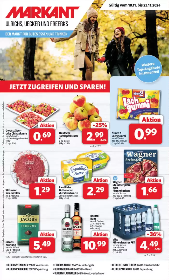 Markant Markt Katalog in Holtland | Top-Deals für alle Kunden | 17.11.2024 - 23.11.2024