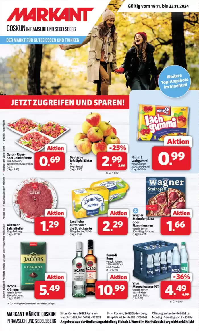 Markant Markt Katalog in Saterland | Aktuelle Schnäppchen und Angebote | 17.11.2024 - 23.11.2024