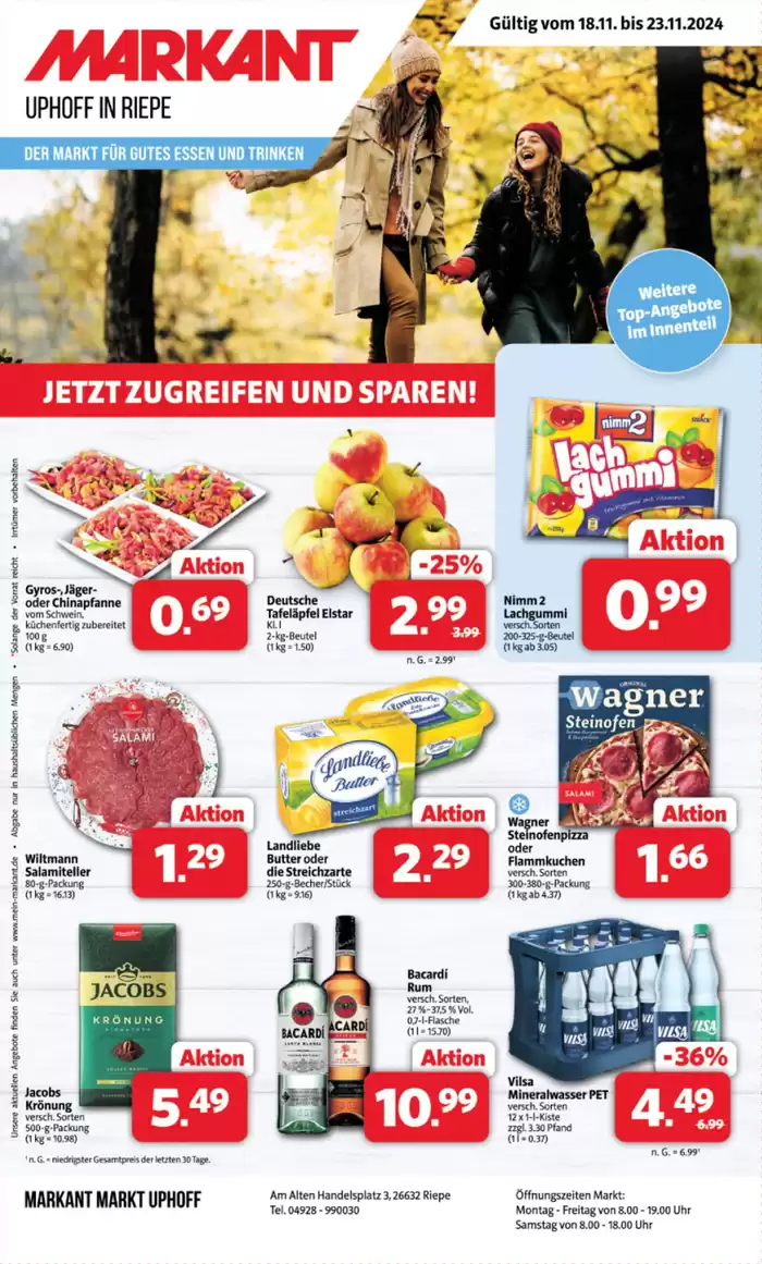 Markant Markt Katalog in Südbrookmerland | Aktuelle Sonderaktionen | 17.11.2024 - 23.11.2024