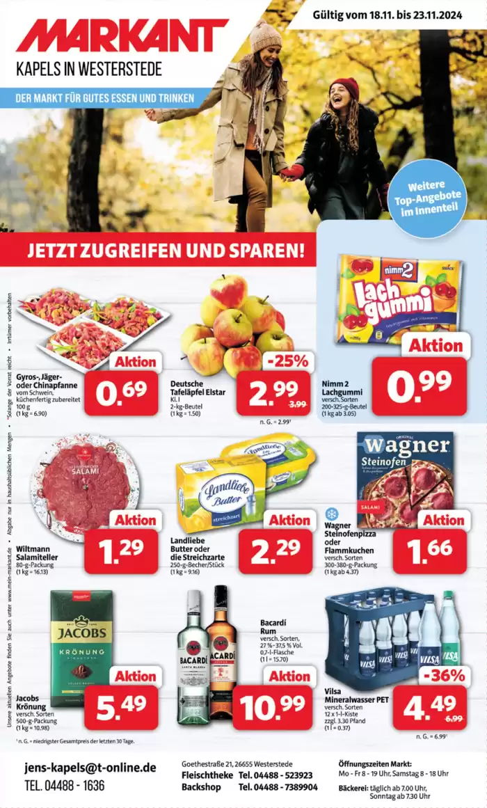 Markant Markt Katalog in Westerstede | Attraktive Sonderangebote für alle | 17.11.2024 - 23.11.2024