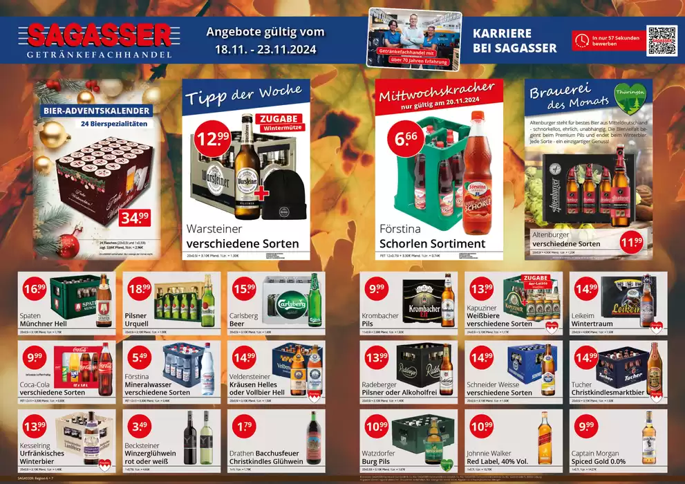 Sagasser Katalog in Apolda | Unsere aktuellen Angebote auf einen Blick! | 18.11.2024 - 23.11.2024